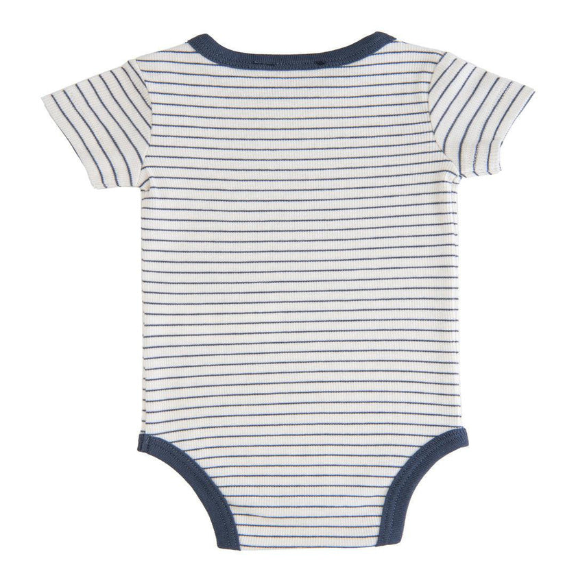 Navy Striped Modal Bodysuit