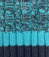 Kids Braided Rib Trim Scarf