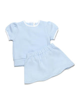 Diamond Quilt Pima Tween Skirt Set