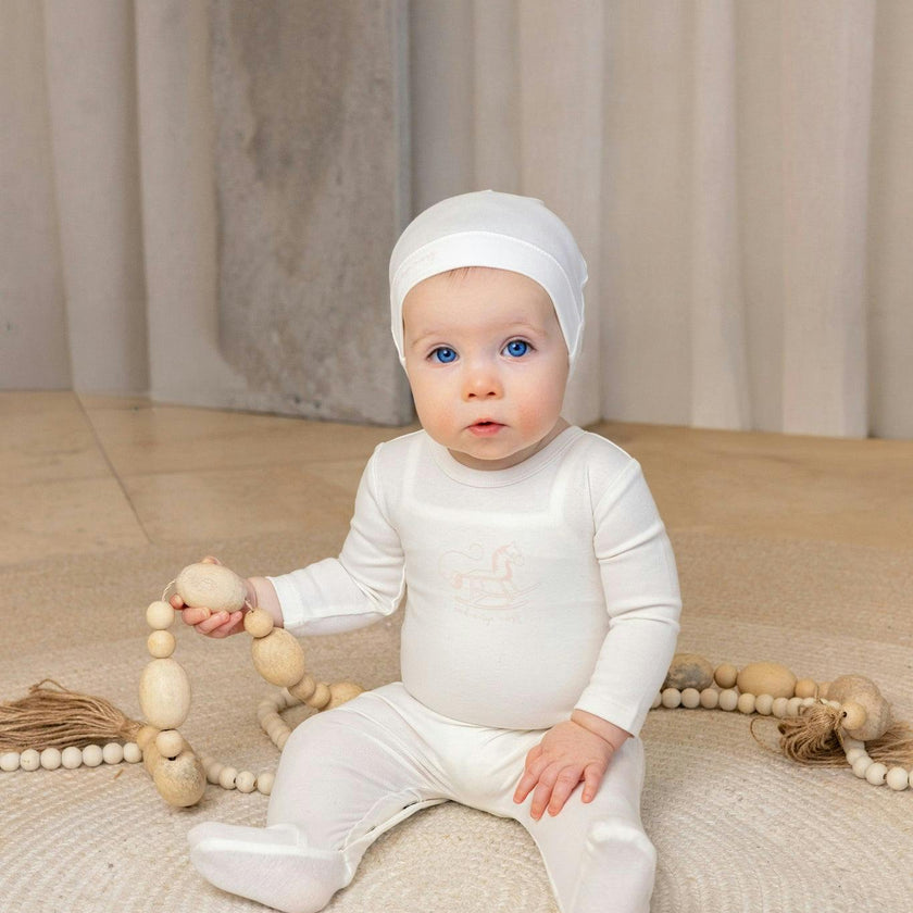 Rocking Horse Footie And Beanie, Girls
