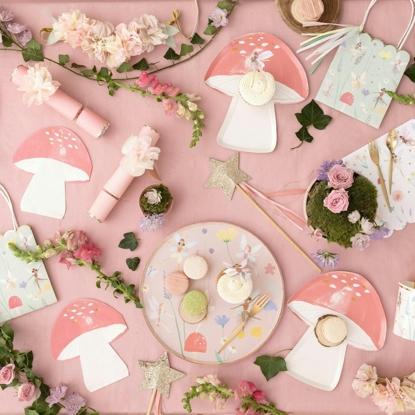 Fairy Mushroom Plates