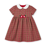 Plaid Dress With Flowers