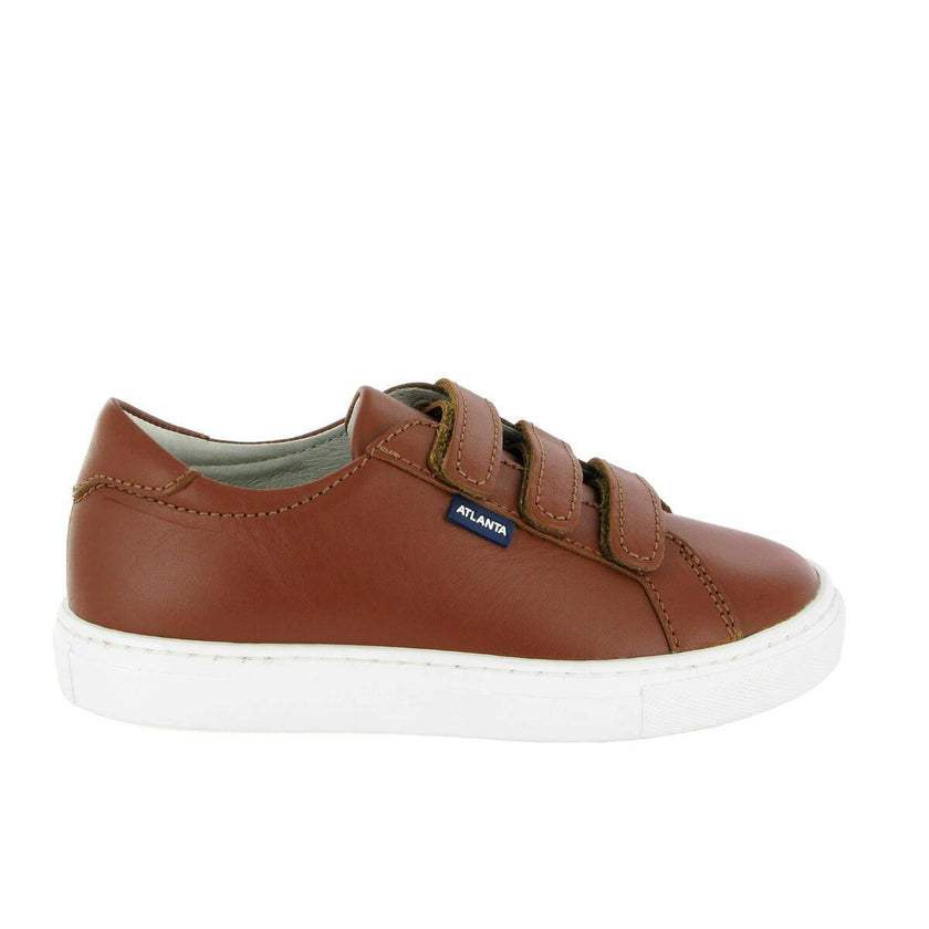 3 Straps Sneakers - cuoio smooth