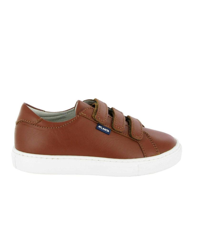 3 Straps Sneakers - cuoio smooth