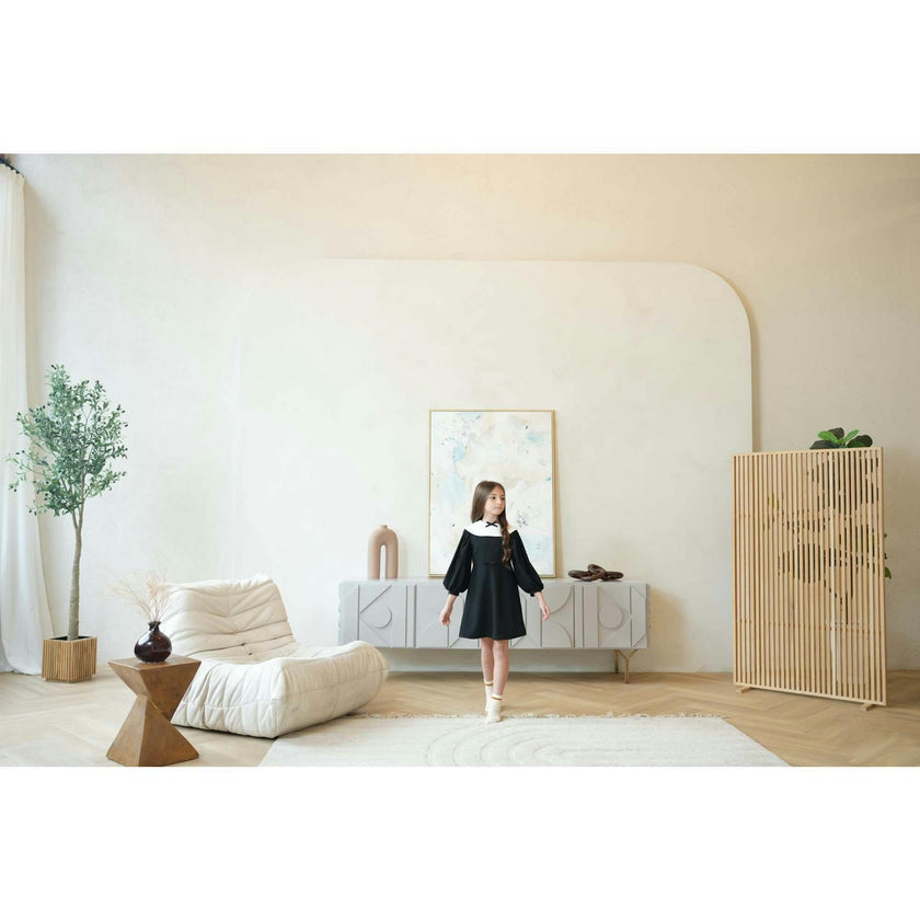 Leni dress (black/ivory)