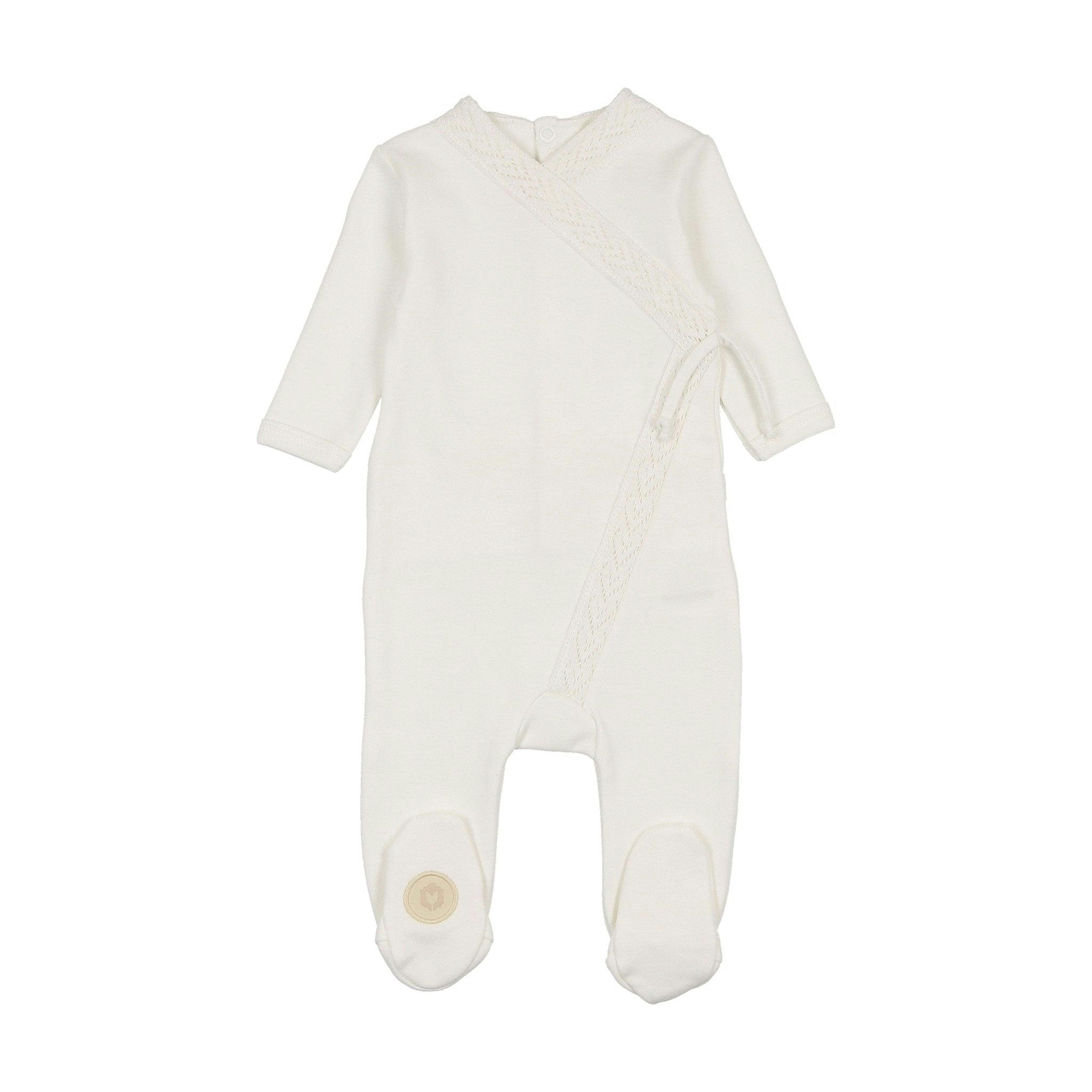 Knit Twist Footie Rose Smoke