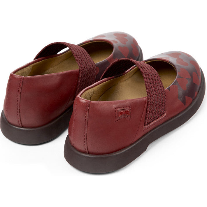 Duet Twins Printed Leather Mary Jane Shoes