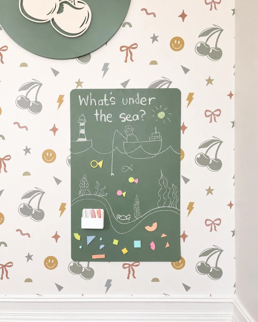 Magic Playwall - Rectangle Magnetic Wall Decal for Kids
