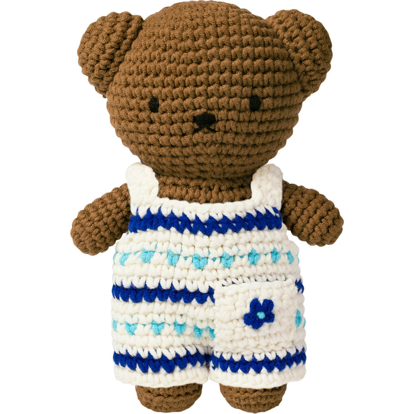 Boris in his handmade Delft Blue Overall