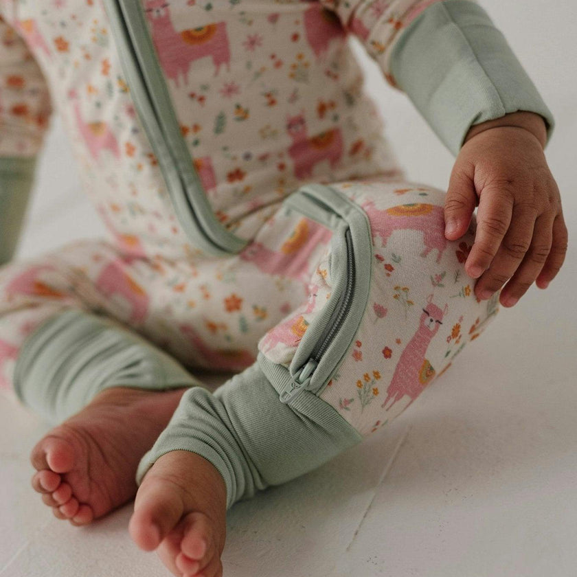 Baby Long Sleeve Zip Romper