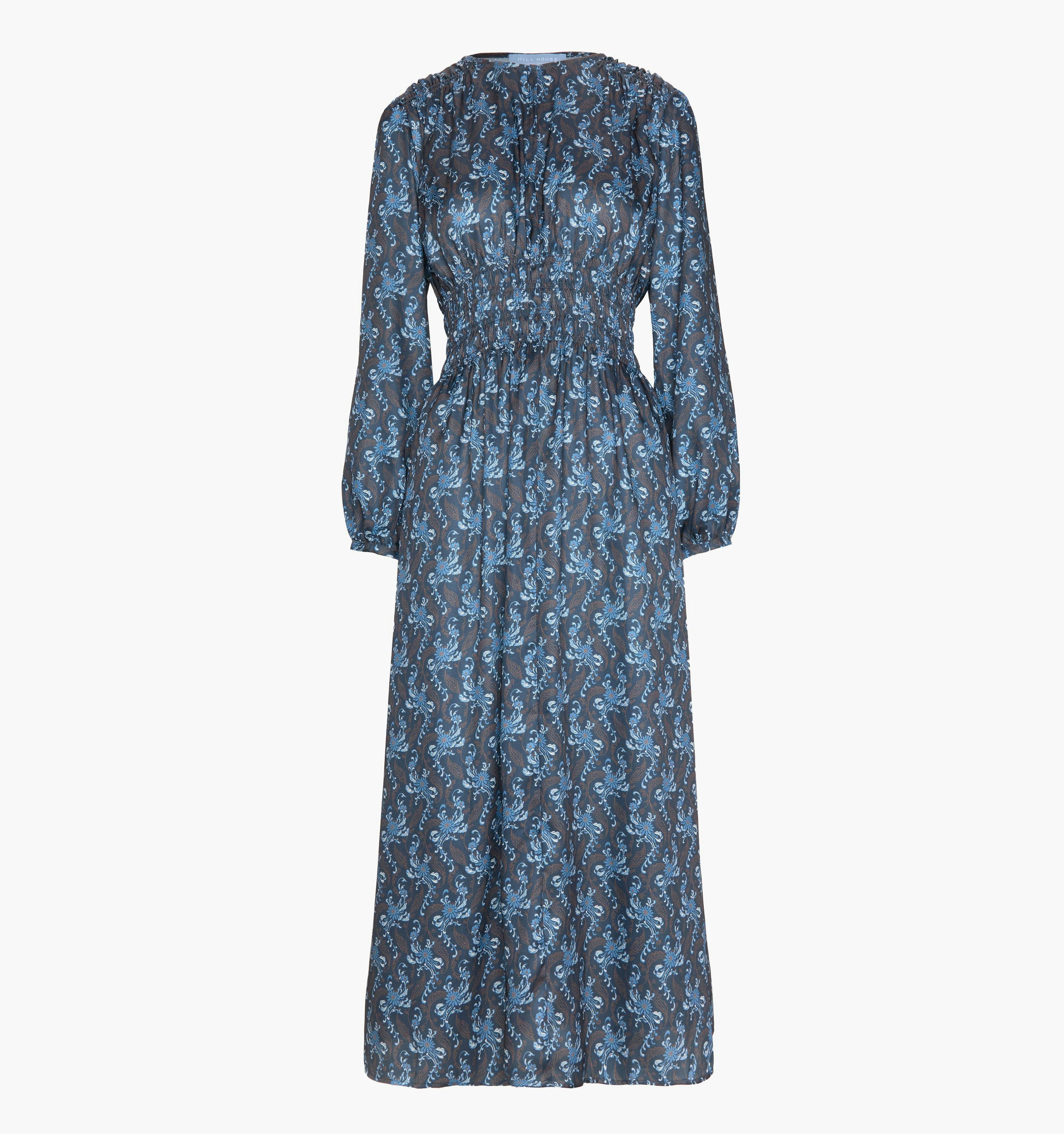 The Rosely Dress - Navy Cala Paisley