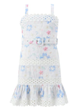 Deanna Embroidery Mini Dress