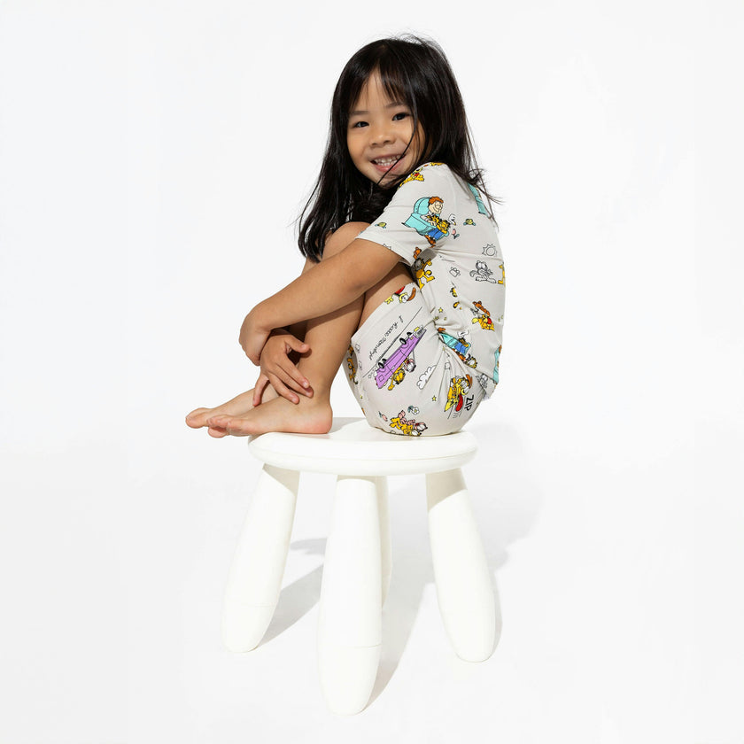Garfield & Friends Bamboo Kids Pajama Short Set