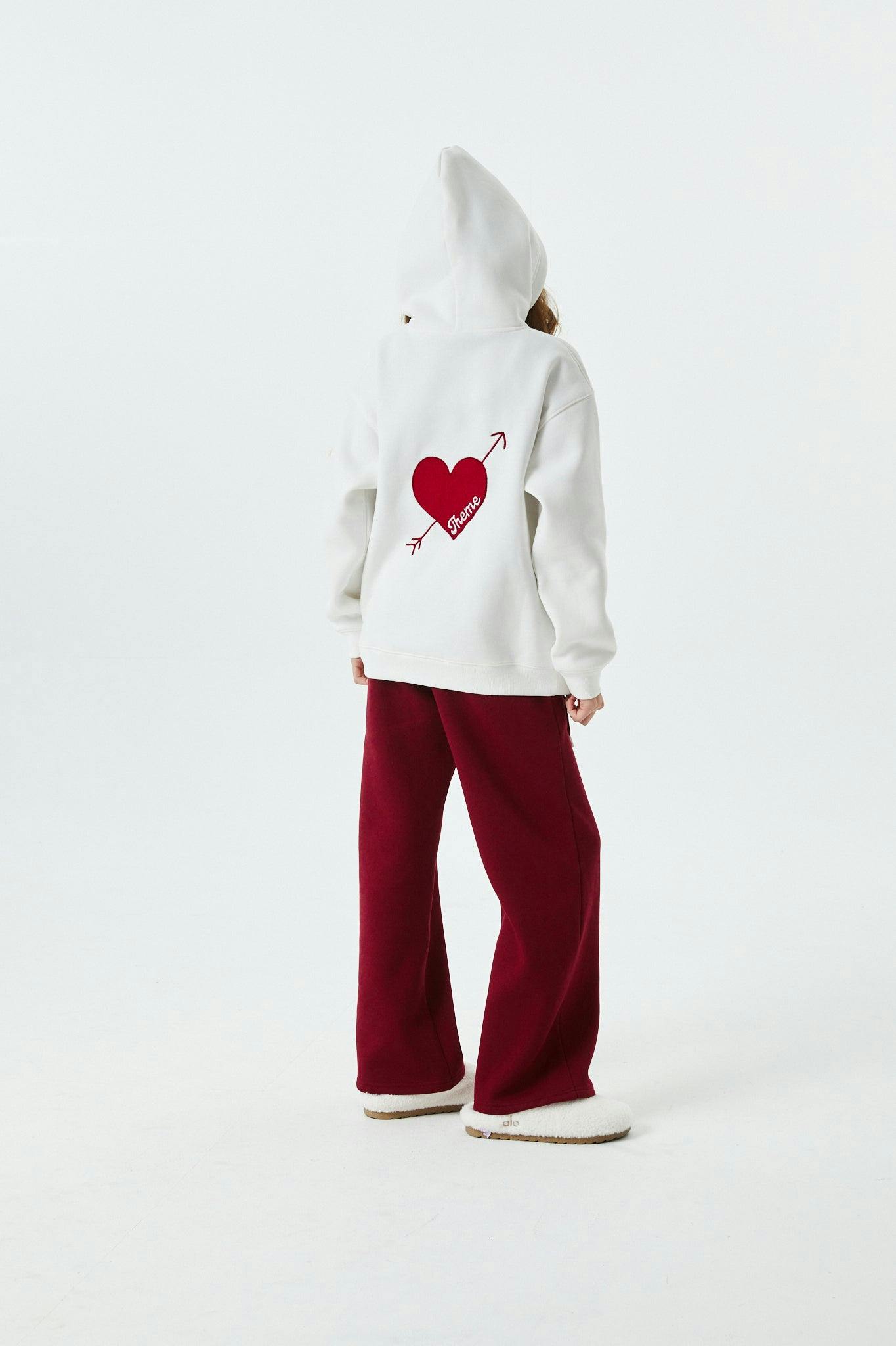 Lea White French Terry Oversized Hoodie - Ace