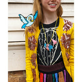 BIRDIE THE BLUE BIRD NECKLACE