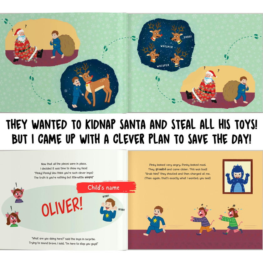 How I Saved Santa from Pinky & Ponky! (Personalized Christmas Adventure Story)