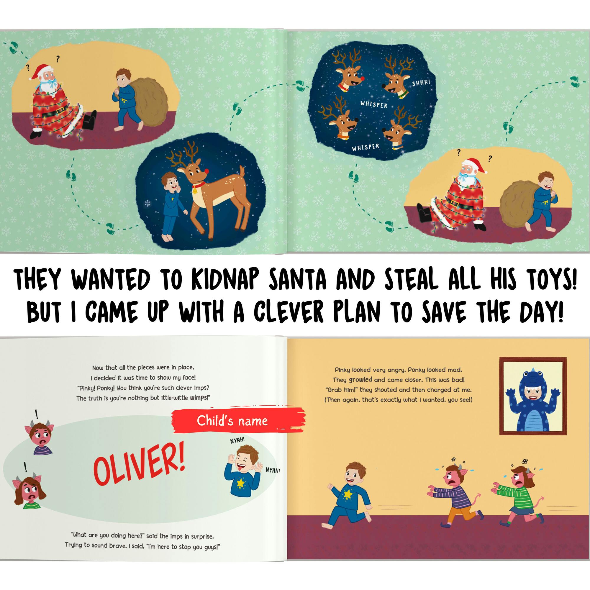 How I Saved Santa from Pinky & Ponky! (Personalized Christmas Adventure Story)