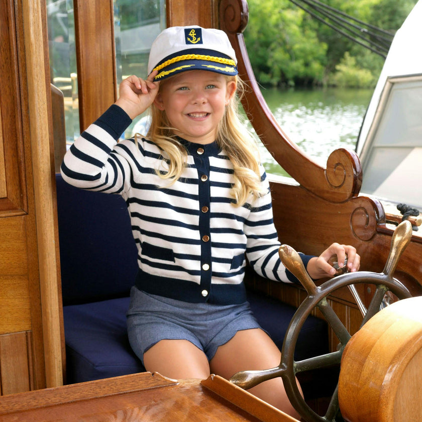 Breton Stripe Cardigan