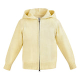 Yellow Hooded Puffer Jacket