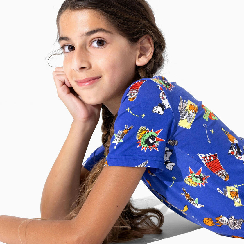 Space Jam Bamboo Kids Pajama Short Set