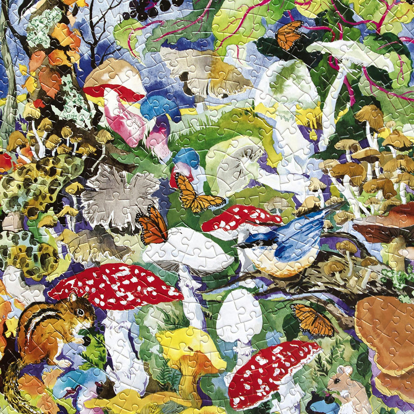 Piece&Love: Poisonous Mushrooms - 500 pc Octagonal Puzzle