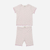 Berry Cotton PJ Set - Pink Floral