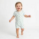 Bluebell Bows Short Sleeve & Shorts Bamboo Sleeper