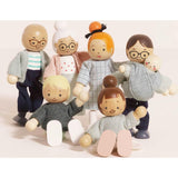 Wooden Dolls House Family