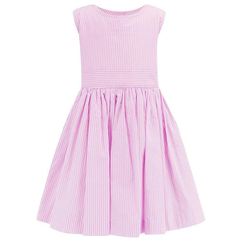 Hampstead Dress - Pastel Pink Stripe