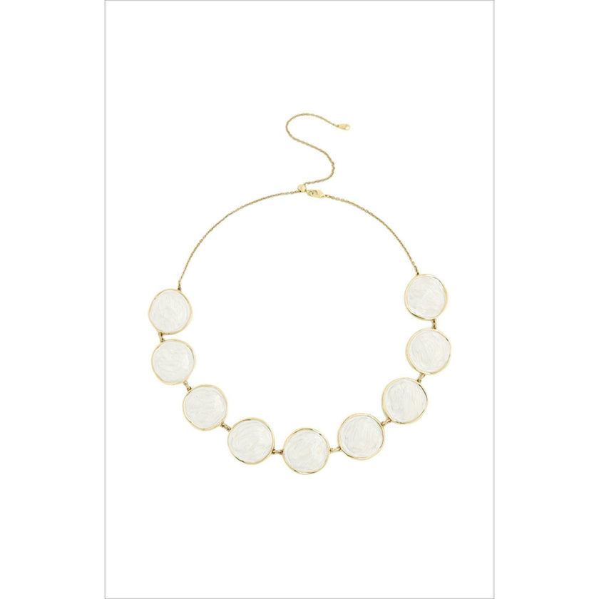 Enamel Ripple Necklace