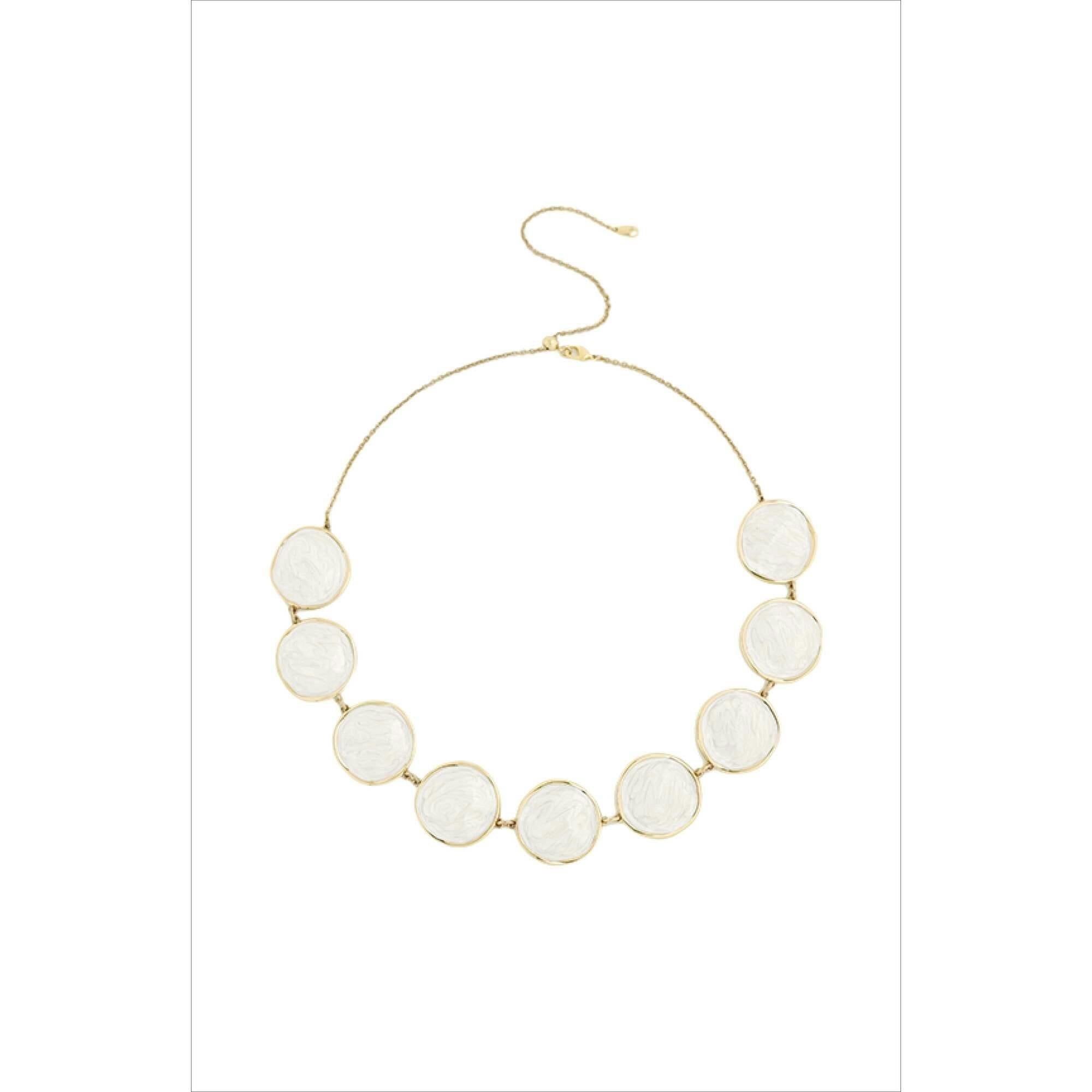 Enamel Ripple Necklace