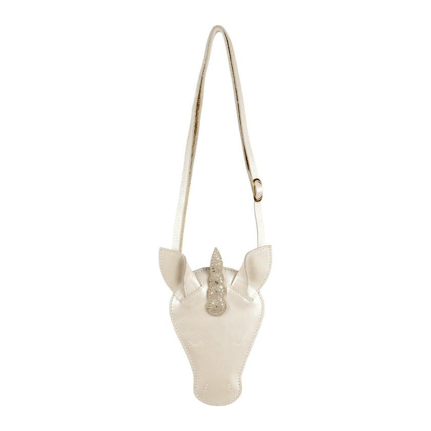 Blinc Purse | Unicorn | Off White Metallic Leather