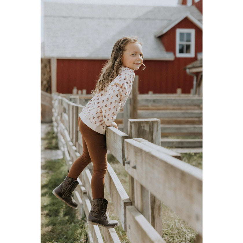 Fleece Sweatshirt in Wild Rose