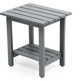 Kellie 16.1" Cottage Classic Slatted Solid Acacia Wood Indoor/Outdoor Shower Bench with Shelf