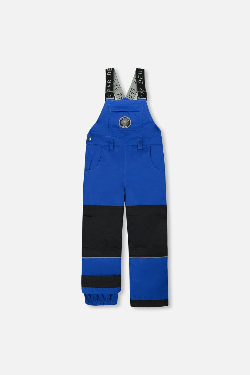 Solid Play Overall Snow Bib Blue