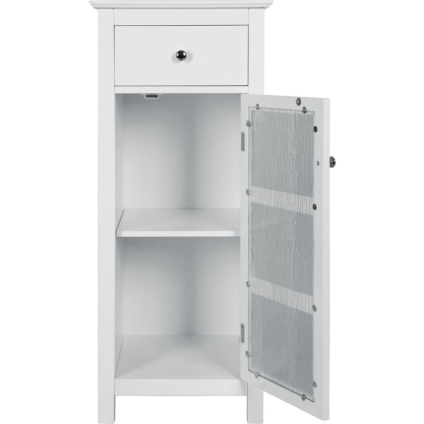 Connor Floor Cabinet with Adjustable Shelf and Storage Drawer
