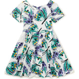 Short Sleeve Ballet Dress, Multi