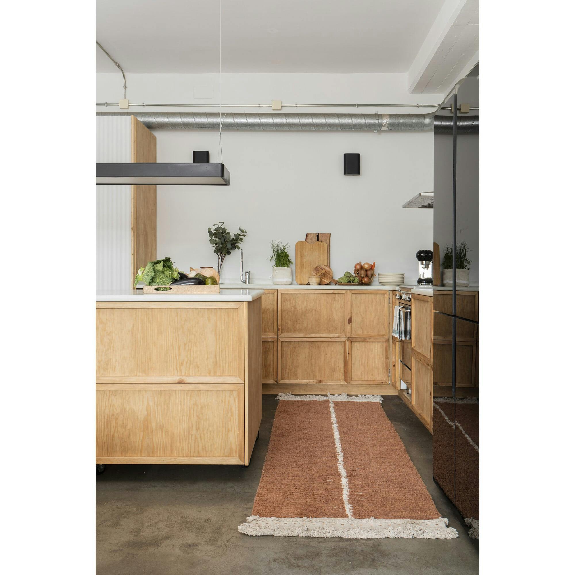 Duetto Reversible Rug, Brown