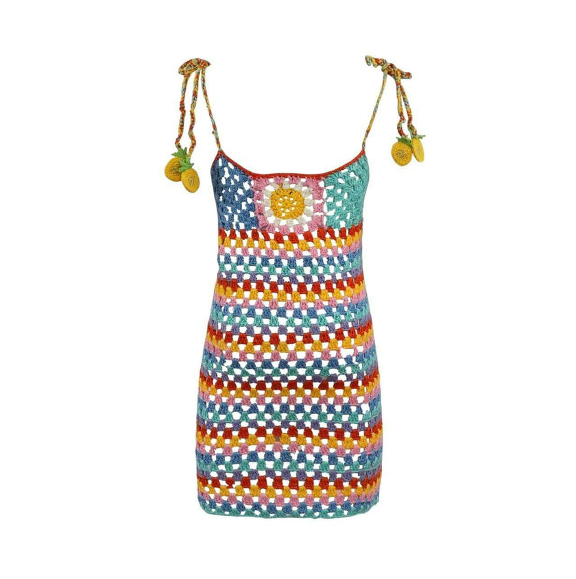 Sunshine Mood Crochet Dress