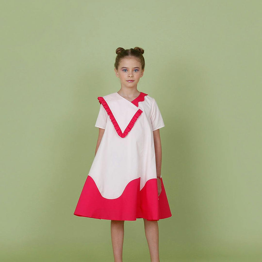Lola dress (black/off-white)