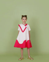 Lola dress (black/off-white)