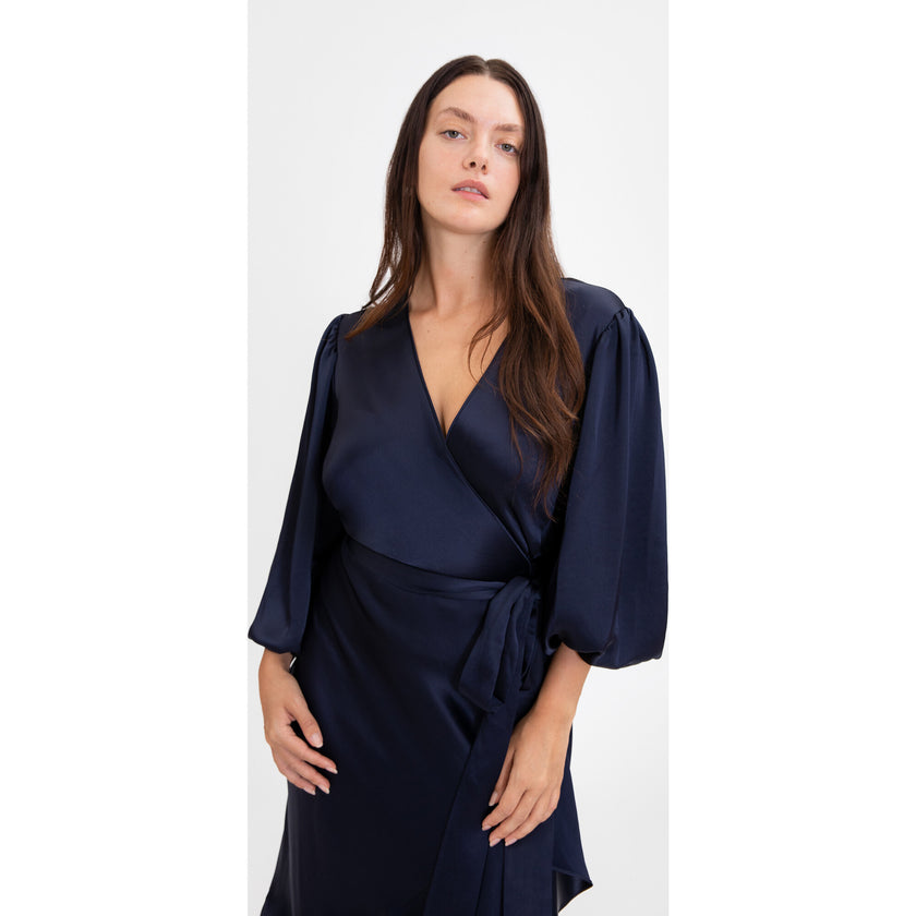 Women's Long Sleeve Blaire Dress, Navy