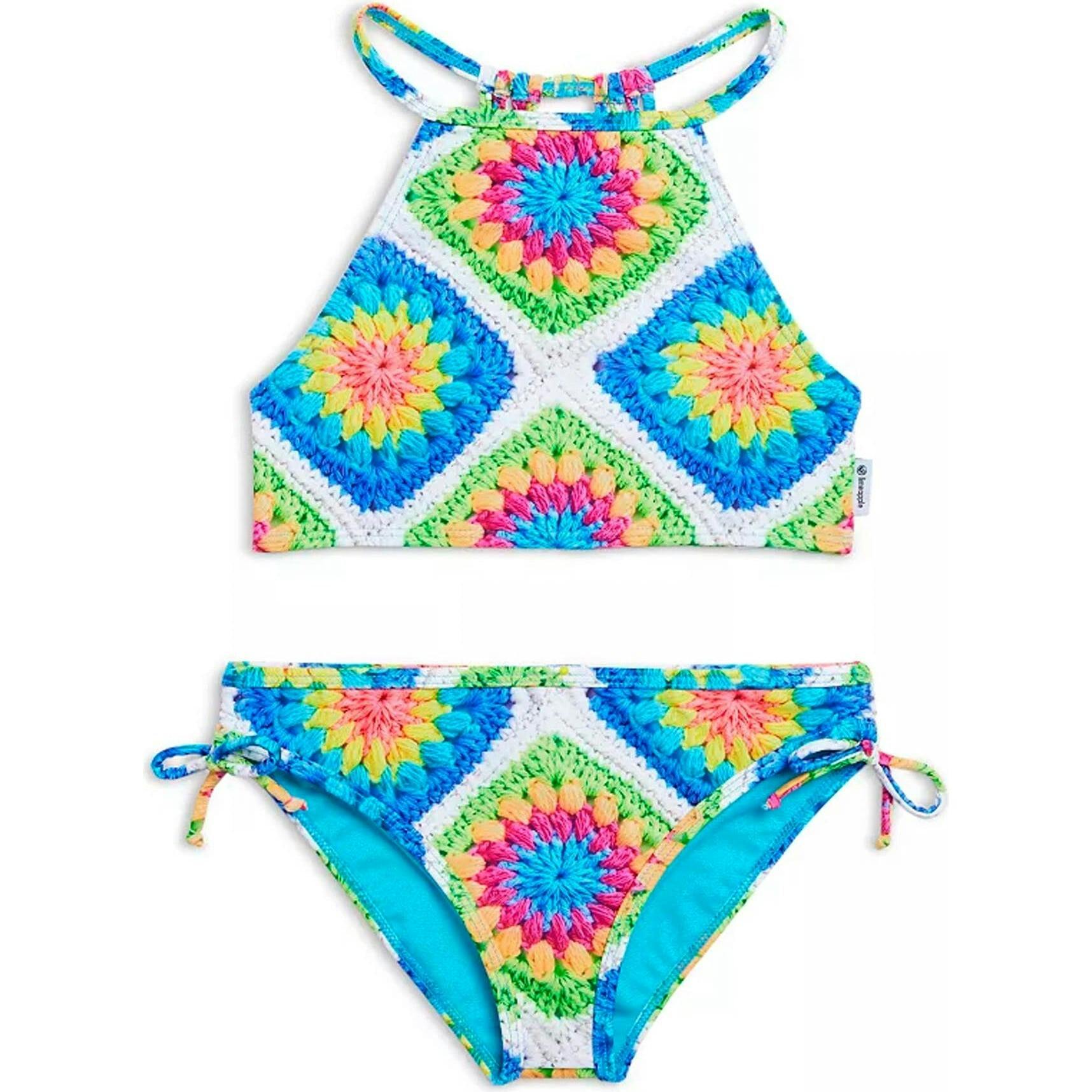 Aolani Printed Two Piece Swimsuit