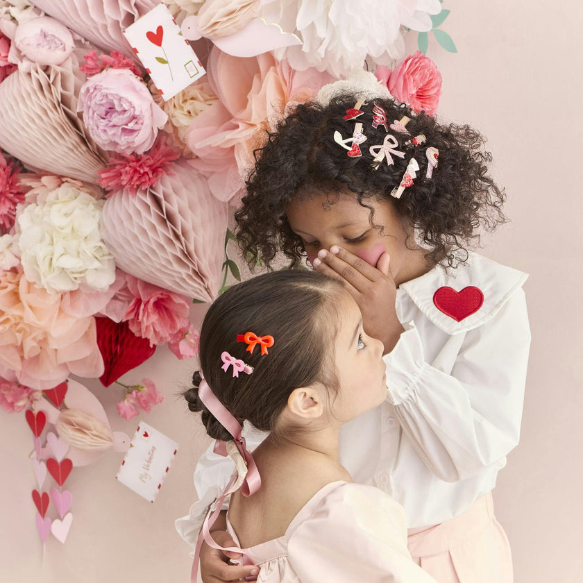 Valentine'S Bow Hair Clips