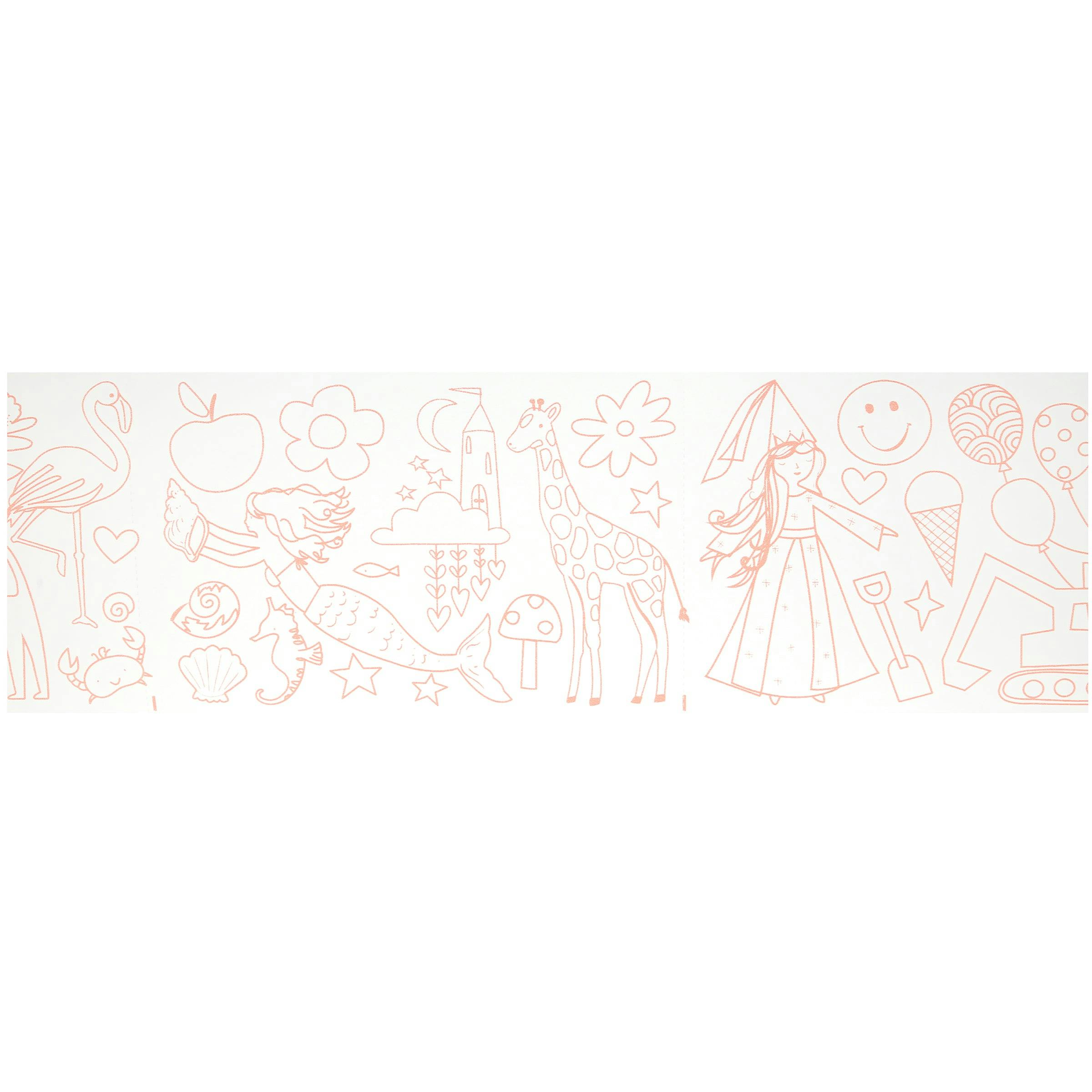 Happy Icons Coloring Roll