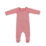 Raglan Sleeve Striped Footie