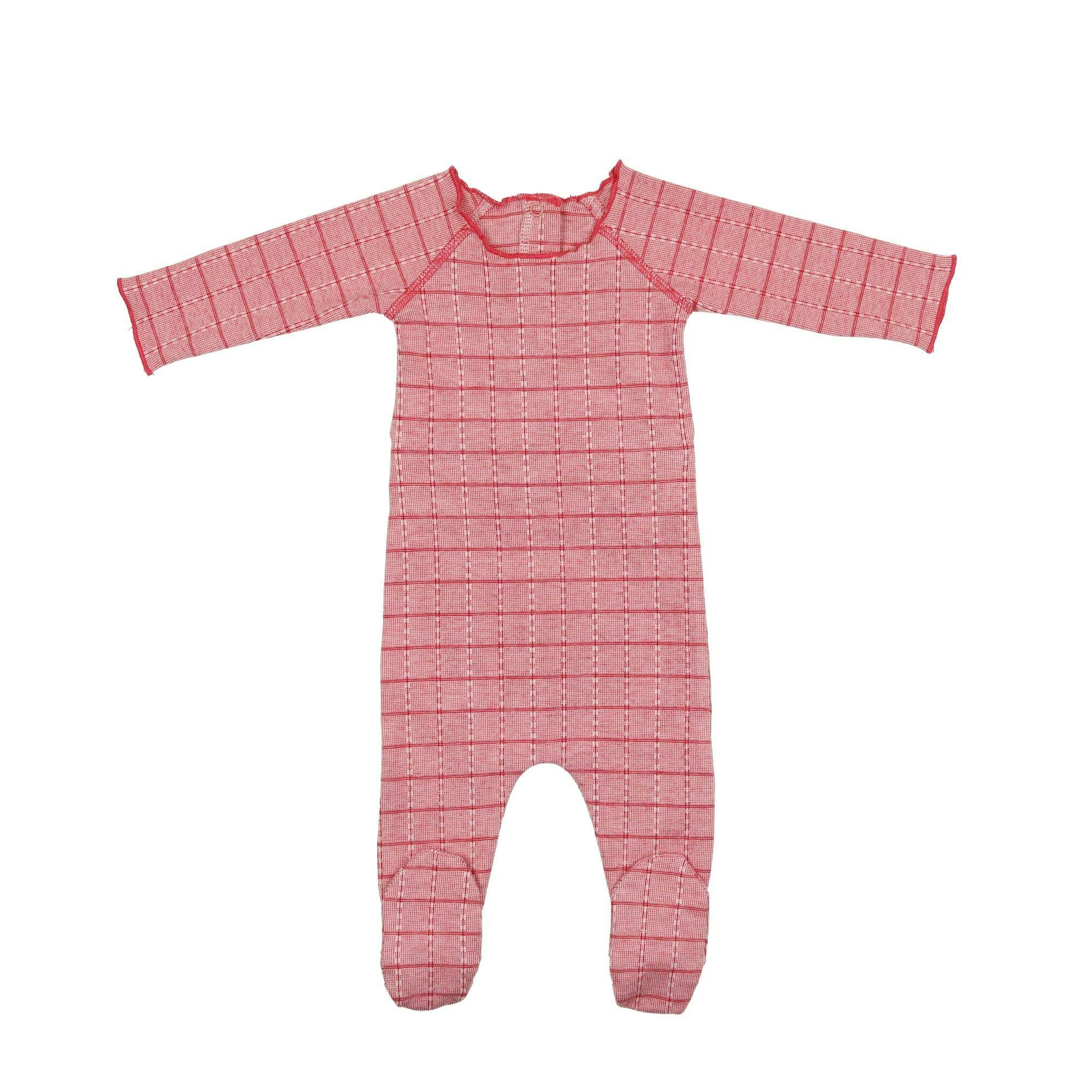 Raglan Sleeve Striped Footie
