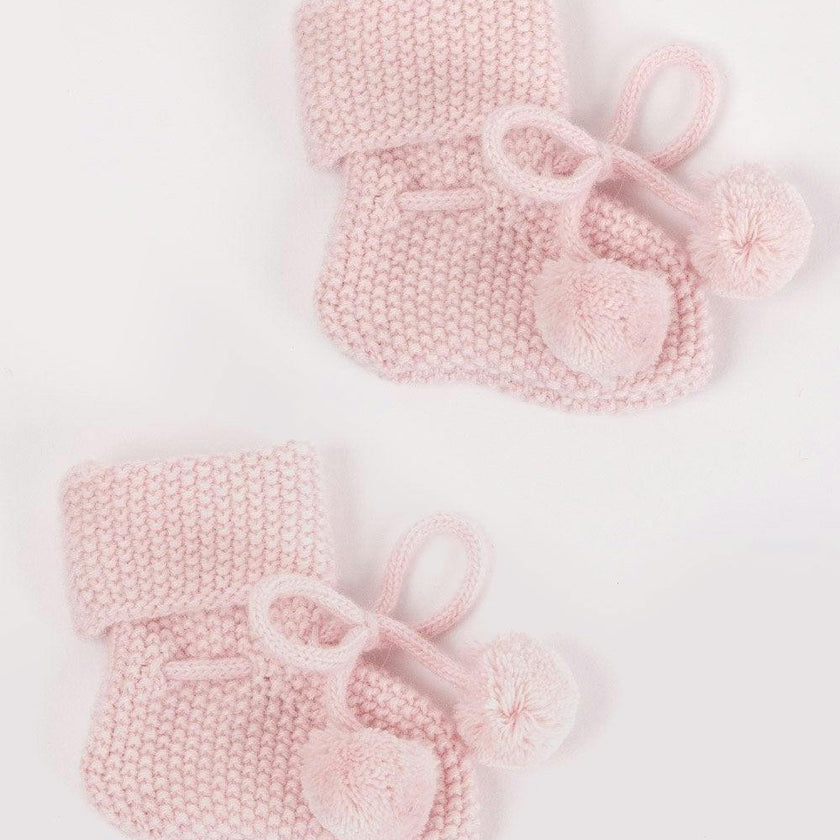 Baby Booties in Pink