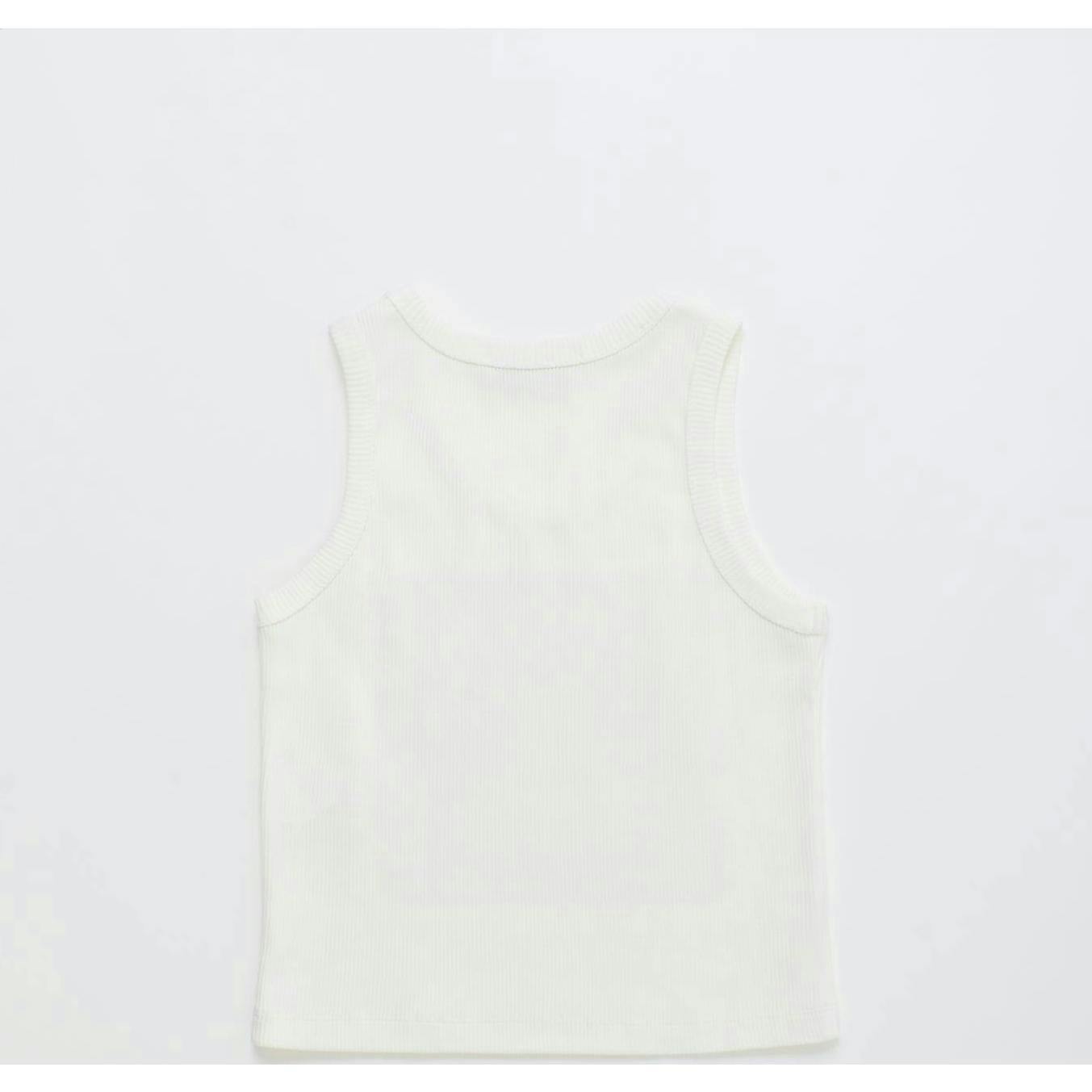 BIRDS TANK TOP WHITE