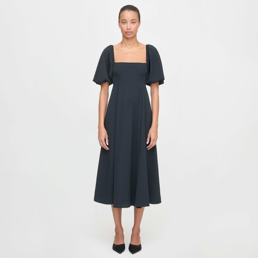 The Matilda Dress - Black Crepe